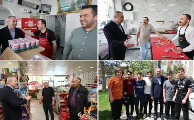 Başkan Adem Uzun Yenişehir Mahallesi’nde Esnaf ve Vatandaşlarla Buluştu