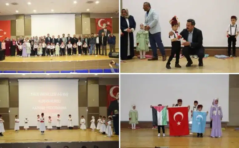 Şarkışla’da 4-6 Yaş Kur’an Kursu Yıl Sonu Programı Coşkuyla Gerçekleştirildi
