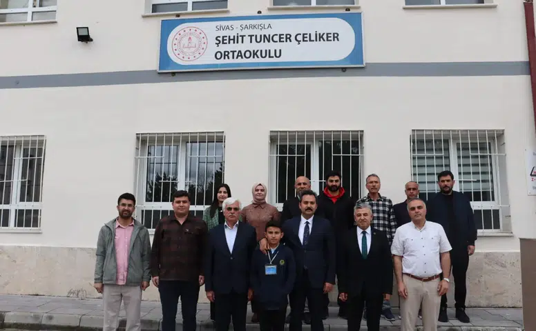 Şarkışla’da Eğitime Yakın Takip: Kaymakam Şahan’dan Okul Ziyareti