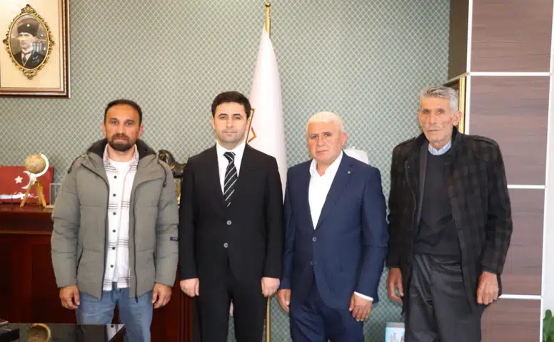Yelkesen Köyü Temsilcileri Kaymakam Yıldız’ı Ziyaret Etti