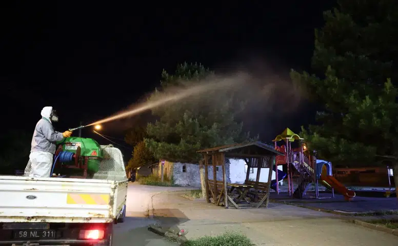 Sivas’ta Haşereyle Mücadele Çalışmaları Aralıksız Sürüyor