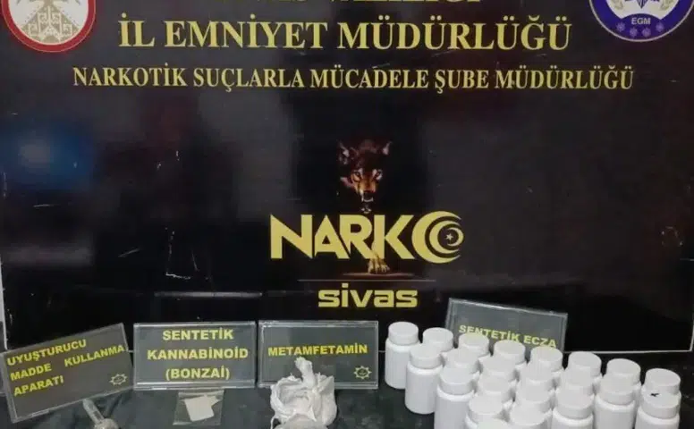 Sivas’ta Uyuşturucu Operasyonu: 7 Şüpheliden 2’si Tutuklandı