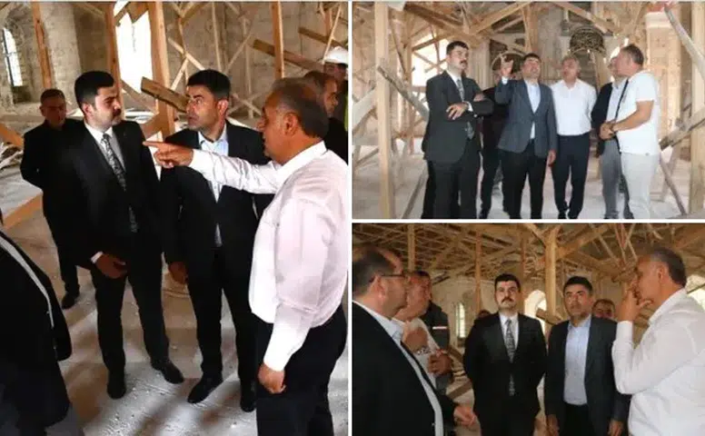 Tarihi Ulu Cami’de Restorasyon İncelemesi!