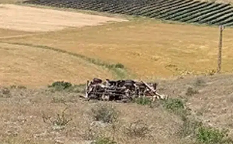 Sivas-Tokat Yolunda İş Makinesi Kazası! Sondaj Aracı Devrildi