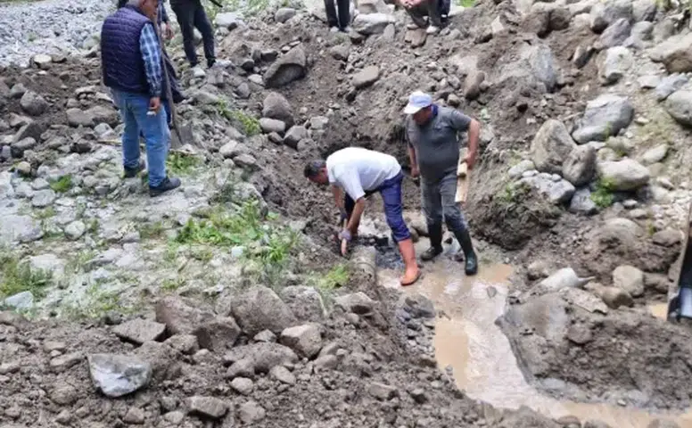 Suşehri’nde Tarımsal Sulama Hatlarına Bakım Çalışması