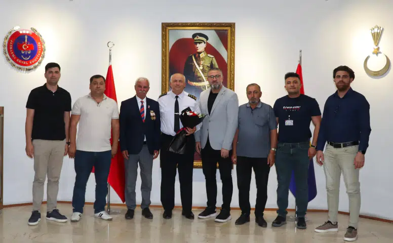 Şehit Yakınları ve Gazilerden İl Jandarma Komutanlığına Anlamlı Ziyaret