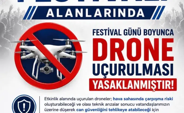 Suşehri'nde Festival Boyunca Drone Uçurulması Yasaklandı