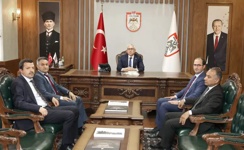 Adalet Bakanlığı Müfettişlerinden Vali Şimşek'e Ziyaret