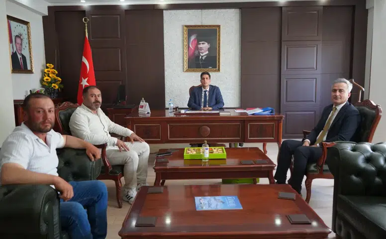 Kangal'da Kaymakam Yıldırım'a Hayırlı Olsun Ziyaretleri