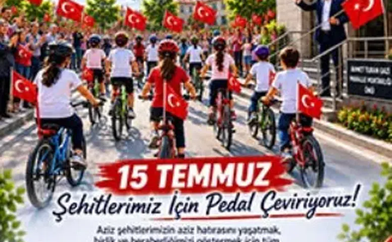 Sivas'ta 15 Temmuz Şehitleri İçin Pedallar Çevrilecek