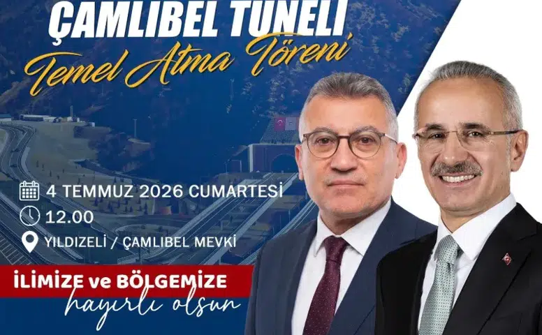 Çamlıbel Tüneli İçin Geri Sayım Başladı! Temel Cumartesi Günü Atılacak