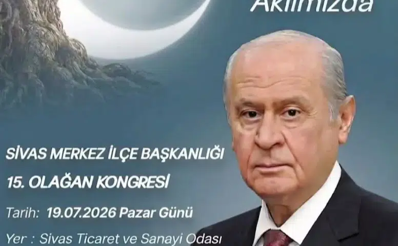 MHP Sivas Merkez İlçe Teşkilatı 15. Olağan Kongre İçin Sandık Başına Gidiyor