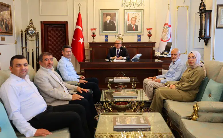 Sivas Valisi Yılmaz Şimşek'e Nezaket Ziyaretleri
