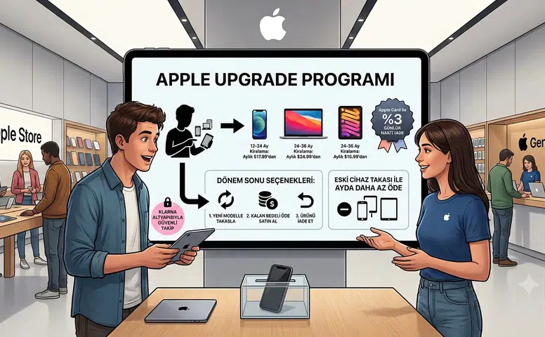 Apple’dan Yeni Hamle: iPhone ve Diğer Ürünler Artık Kiralanabilecek
