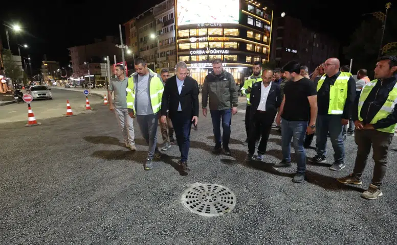 Atatürk Caddesi Yenileniyor: Çalışmalar Aralıksız Sürüyor