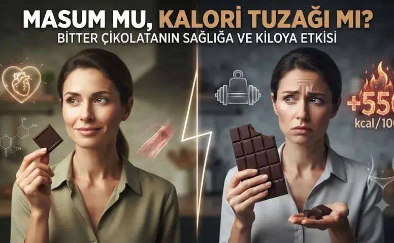 Masum mu, Kalori Tuzağı mı? Bitter Çikolatanın Sağlığa ve Kiloya Etkisi