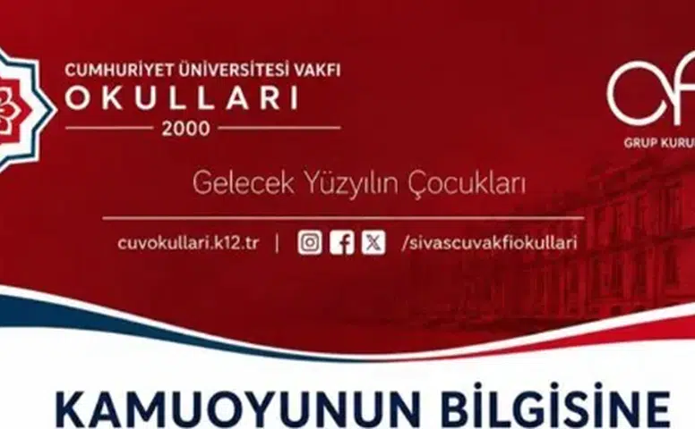 Cumhuriyet Üniversitesi Vakfı Okulları’ndan Konkordato Süreciyle İlgili Açıklama