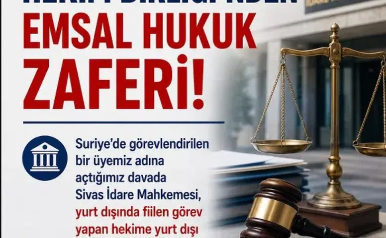 Sivas İdare Mahkemesi’nden Emsal Karar! Yurt Dışında Görev Yapan Hekime Harcırah Ödenecek!