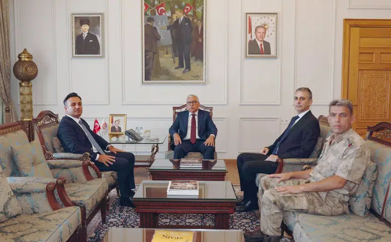 Müfettişlerden Vali Yılmaz Şimşek’e Ziyaret