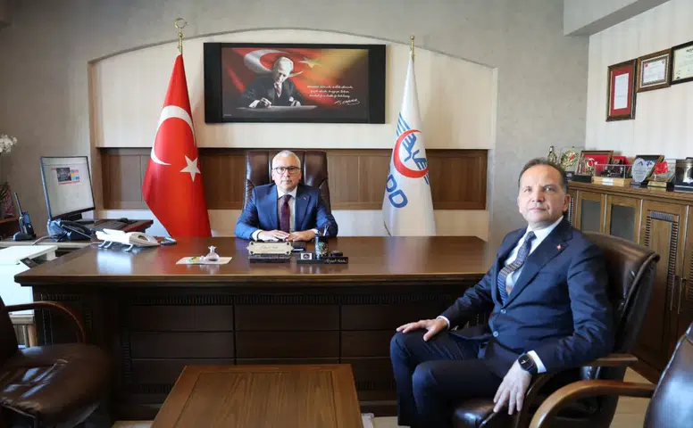Sivas Valisi Şimşek’ten TCDD 4. Bölge Müdürü Felek’e Ziyaret