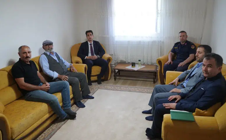 Kangal Kaymakamı Yıldırım'dan Gazi Vahdettin Yıldız'a Ziyaret