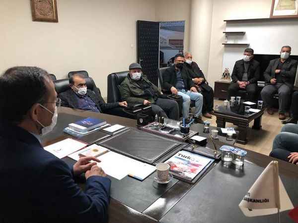 Adıyamanlı gazetecilerden Başkan Dağtekin'e ziyaret