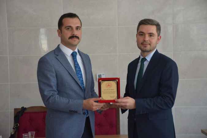 Kaymakam Aykaç’tan veda yemeği
