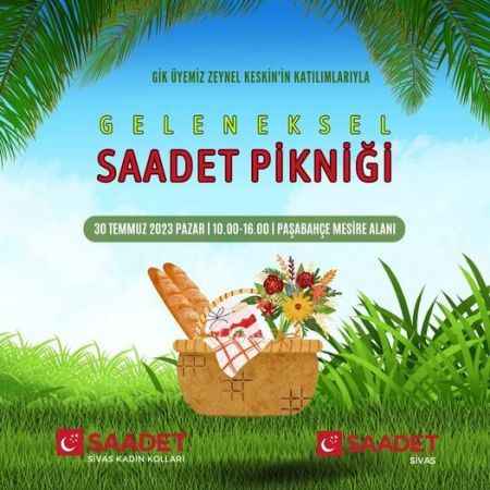 “Geleneksel Saadet Pikniği” yarın Paşabahçe’de