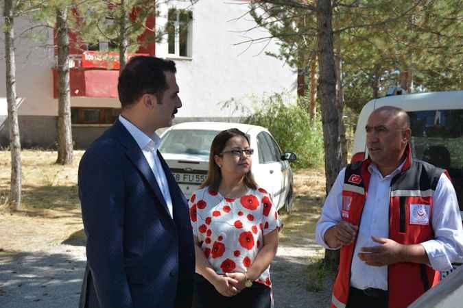 Kaymakam Aykaç’tan Tanrıkulu’na ziyaret