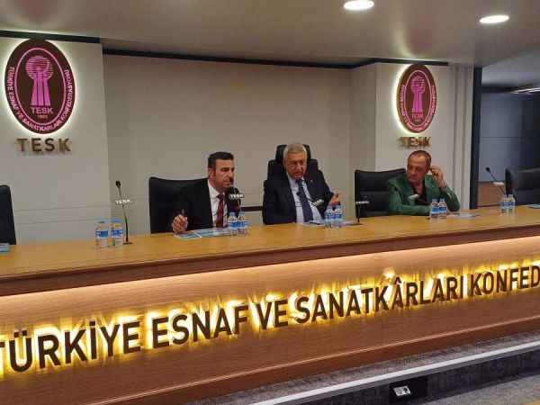 Esnaf teşkilatından TESK’e ziyaret