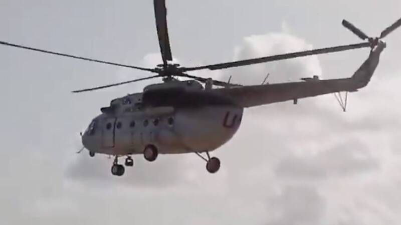 Askeri Helikopter Alev Topuna Döndü, 5 Kişiden Haber Yok 1