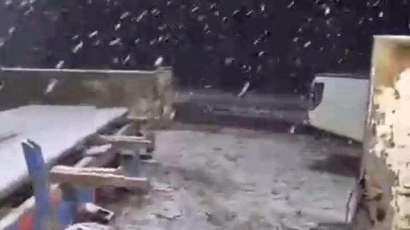 Sivas’ta Yaz Ortasında Kar Yağdı! 40 Yıllık Çoban Bile Şaşkın 2
