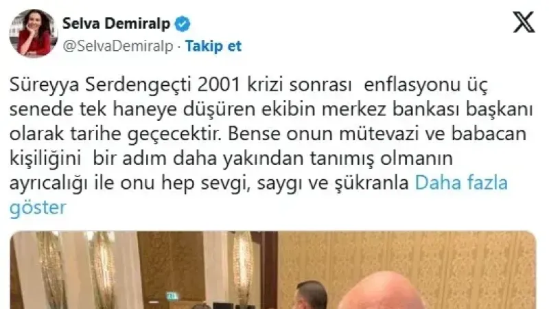 Süreyya Serdengeçti: Türkiye Ekonomisinin İz Bırakan İsimlerinden Biri 2