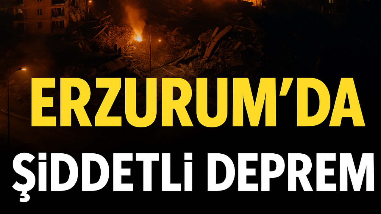 Erzurum'da Şiddetli deprem !! 1