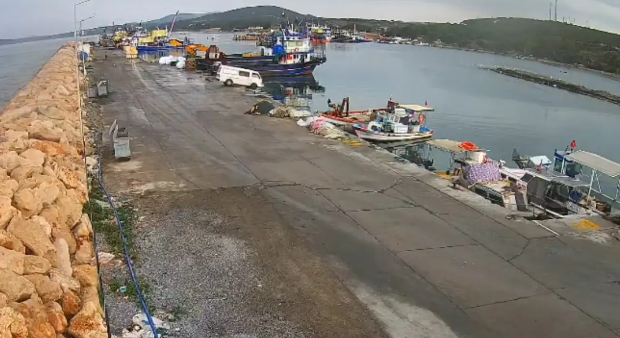 Didim’de yürekleri ağza getiren an: Araç göz göre göre denize uçtu! 2