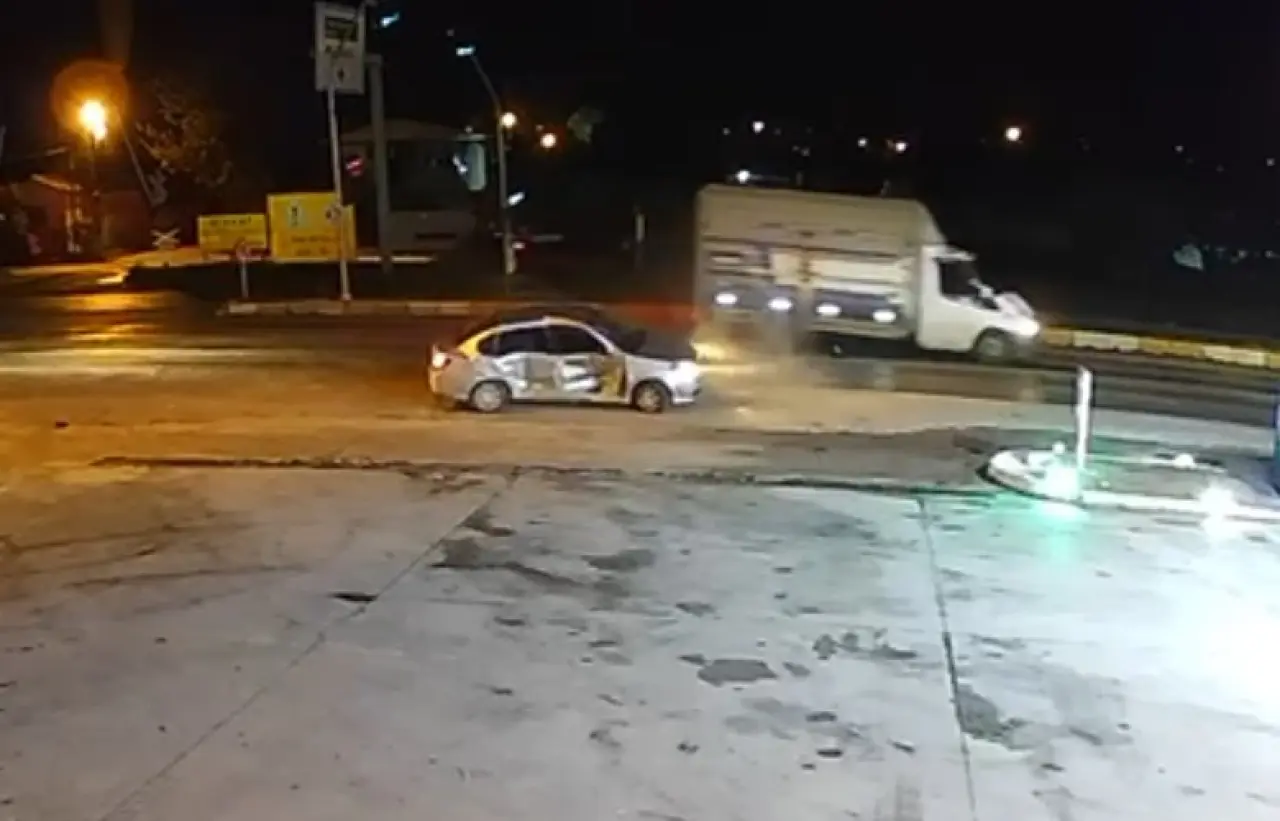 Feci çarpışma kamerada! Hız ölüm getirdi 1