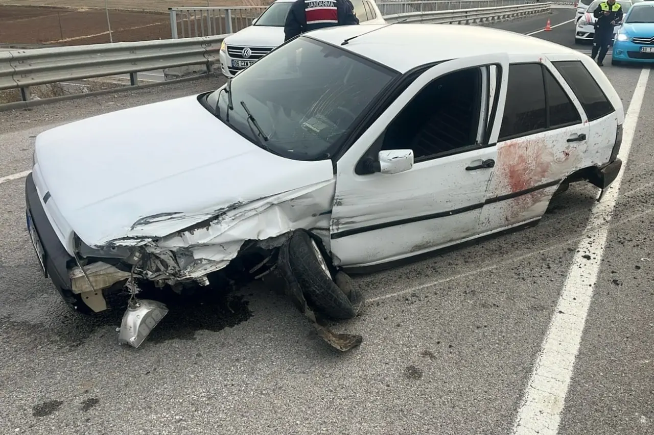 Kayseri’de yolda feci kaza! Yoldan çıkan araç can aldı 1