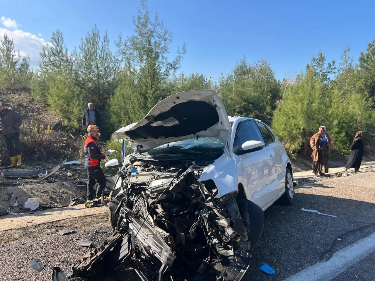 Kilis-Hatay yolunda feci kaza! 5’i ağır 6 yaralı 1