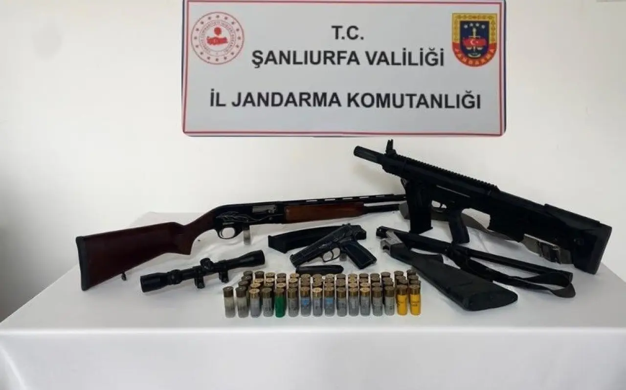 Şanlıurfa’da silah kaçakçılığı operasyonu: 4 şüpheli gözaltında 1