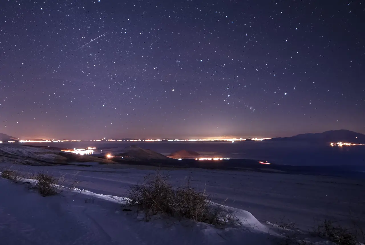 Bitlis semalarında gökyüzü şöleni! Geminid meteorları kartpostallık görüntüler oluşturdu 3