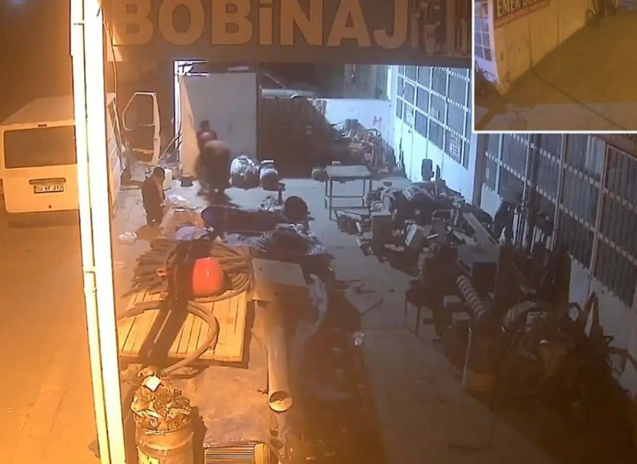 Sanayi sitesinde gece yarısı soygun! Dükkânı boşalttılar 1