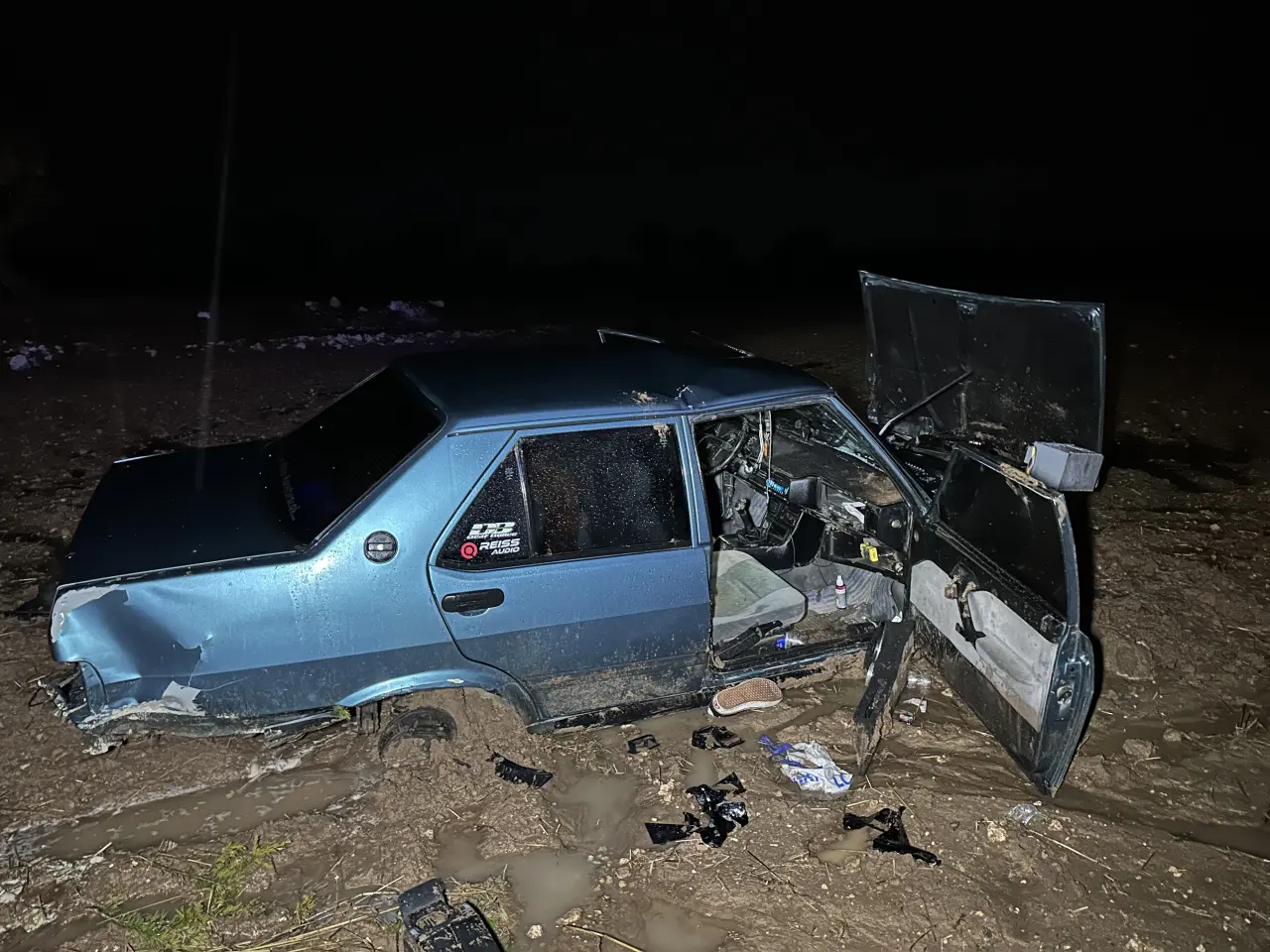 Uşak’ta can pazarı! İki otomobil çarpıştı: 5 yaralı 1