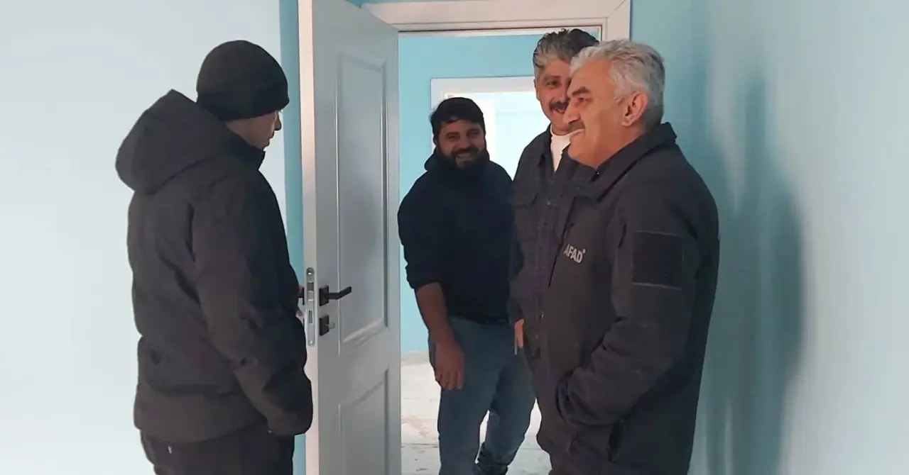 KAYAÖREN KÖYÜ’NDE KONUT ÇALIŞMALARI YERİNDE İNCELENDİ 3