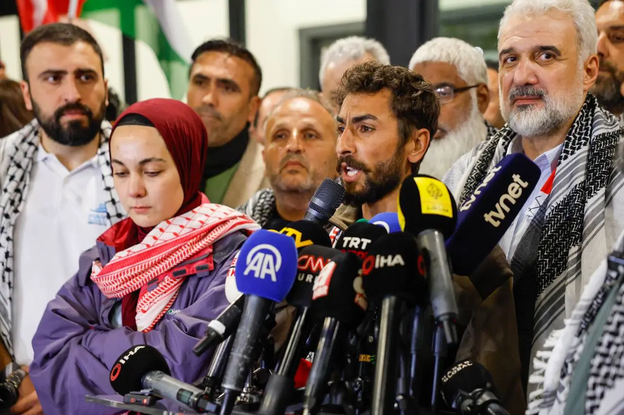 İsrail’in alıkoyduğu filo aktivistleri İstanbul’da konuştu 1