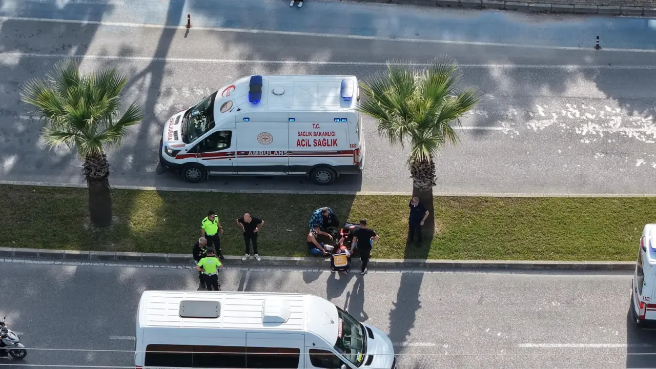 Manavgat'ta korkunç anlar! Motorlar birbirine girdi 1