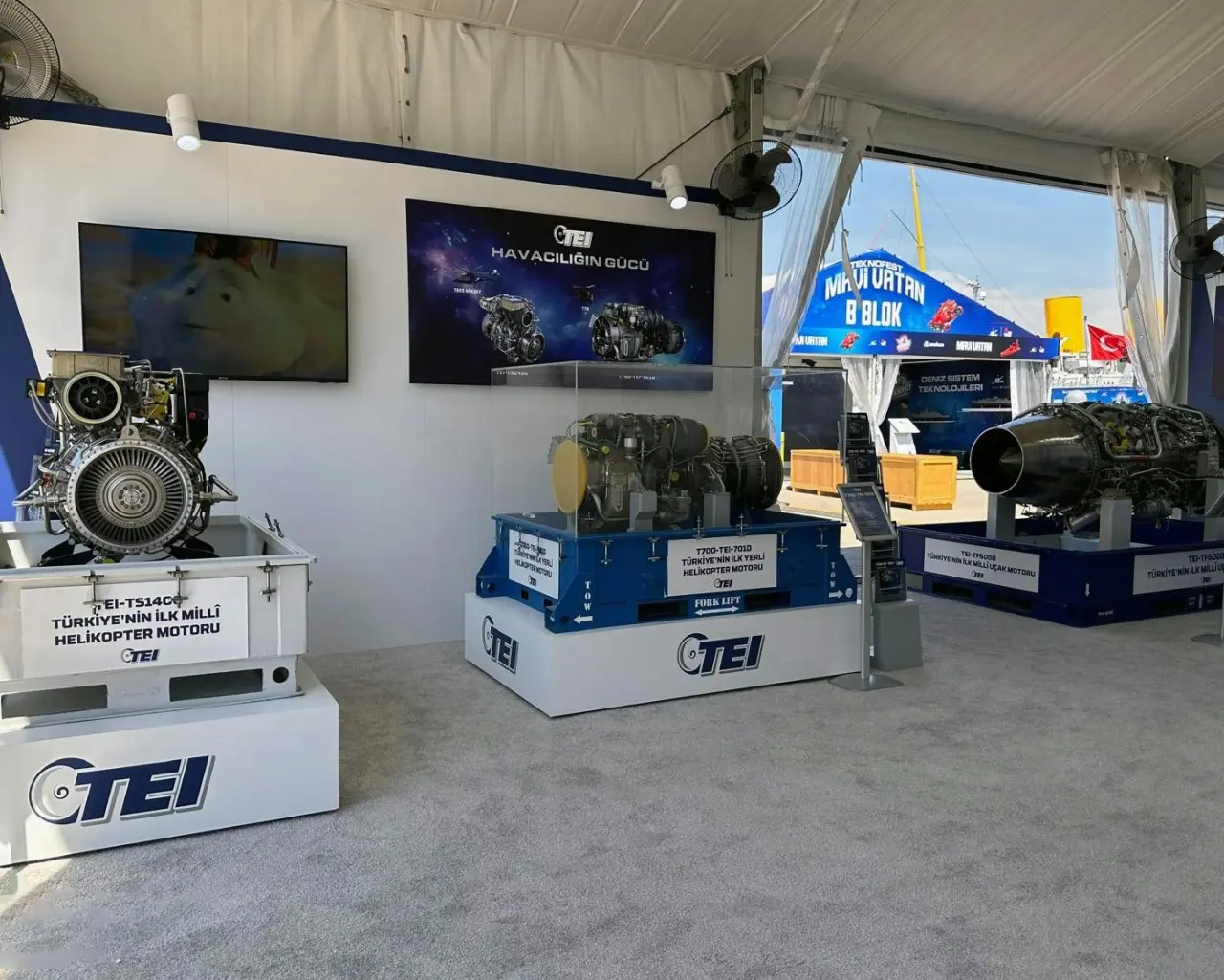 TEI, TEKNOFEST Mavi Vatan’da Millî Motor Gücünü Sergiliyor 1