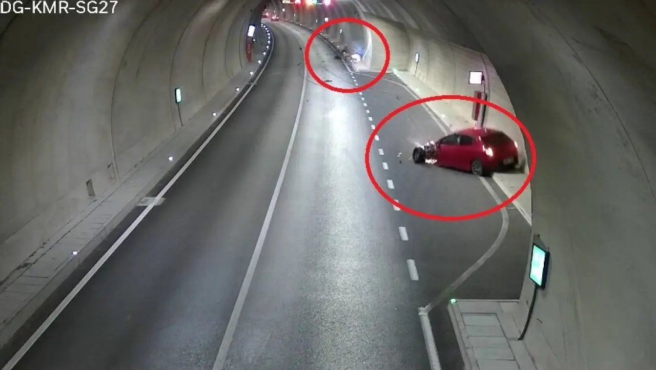 Bursa'da Feci Kazanın Görüntüleri Ortaya Çıktı! Baba Öldü, Oğlu Yaralı 10