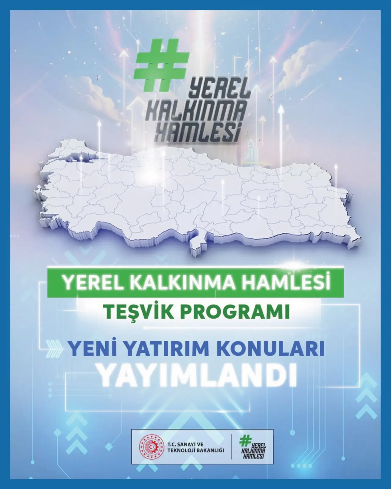 ‎bir veya daha fazla kişi ve ‎şunu diyen bir yazı '‎# #MERF YEREL HALKINMA HAMLESI YEREL KALKINMA HAMLESİ TEŞVİK PROGRAMI YENİ YATIRIM KONULARI YAYIMLANDI 주 ب T.C. SANAYİ VE TEKNOLOJİ TEKNOLOJİBAKANLIĞI BAKANLIĞI HALHONIA HHITLES 수‎'‎‎ görseli olabilir